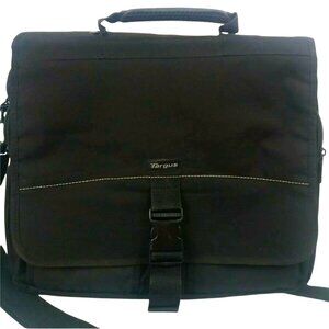 Targus Messenger Bag Travel Laptop Carrier School Business Canvas Organizer 15.6